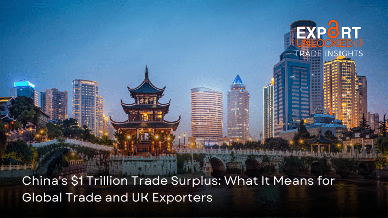 China’s  Trillion Trade Surplus: What It Means for Global Trade and UK Exporters