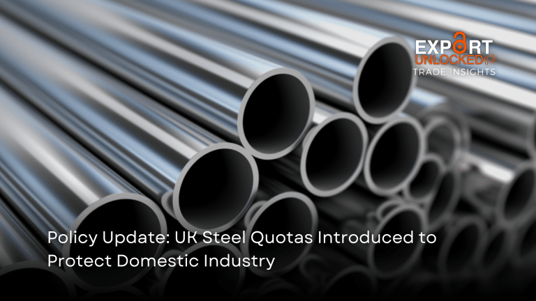 UK Steel Quotas Introduced to Protect Domestic Industry